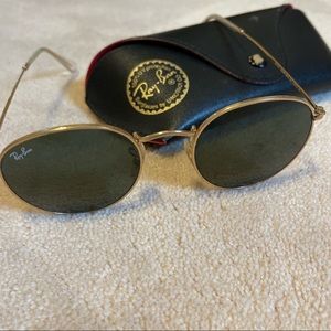 Black Metal Round Ray Bans